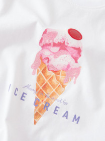 NAME IT T-shirt Finina Bright White